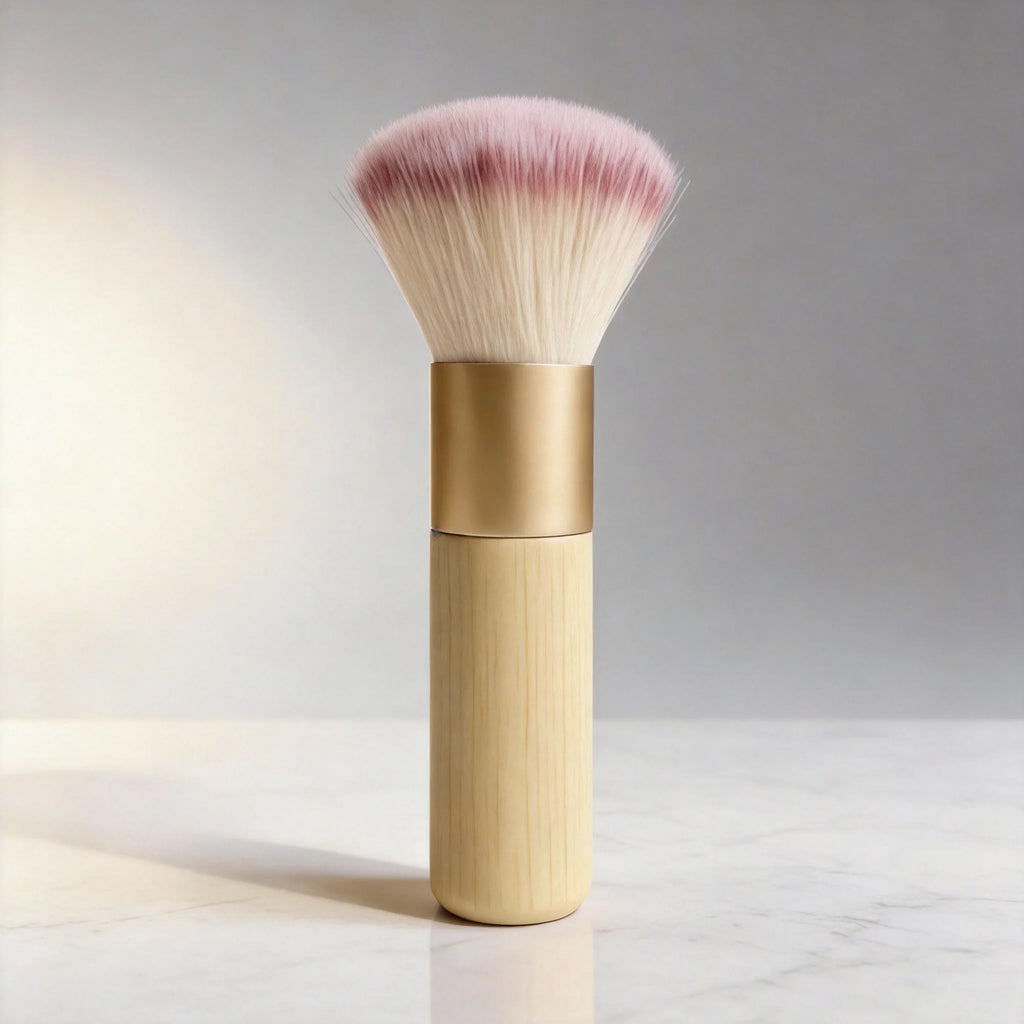 Wood Handle Makeup Powder brush