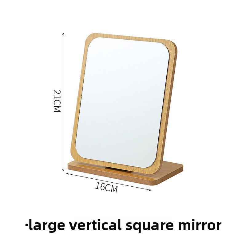 Wooden Makeup Mirror