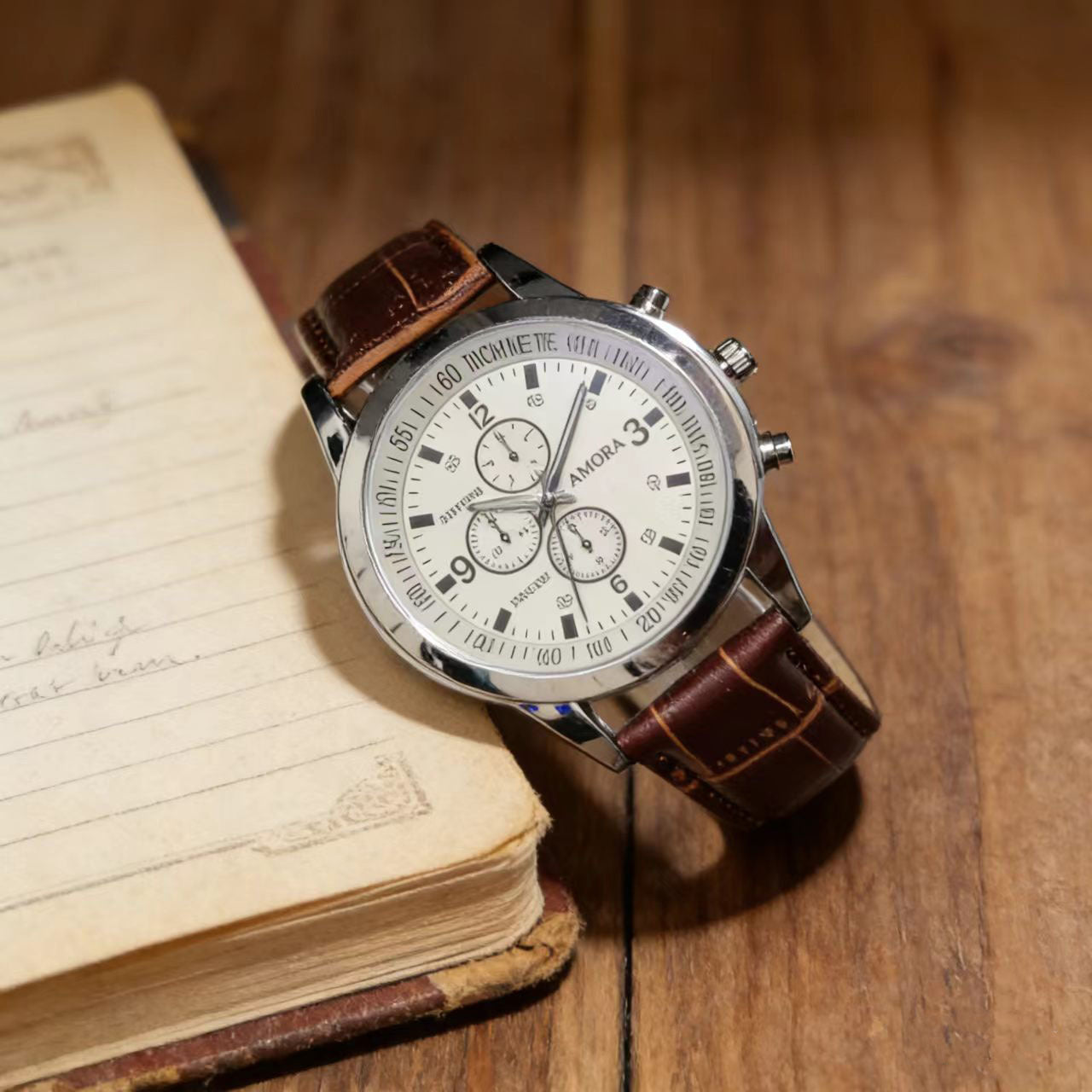 Men Quartz Watch Business Analog Pointer Watch