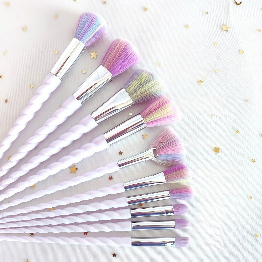Colorful Unicorn Makeup Brush Set