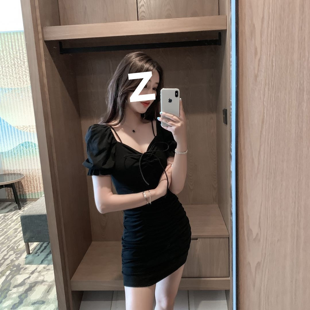 V-Neck Fishtail Dress