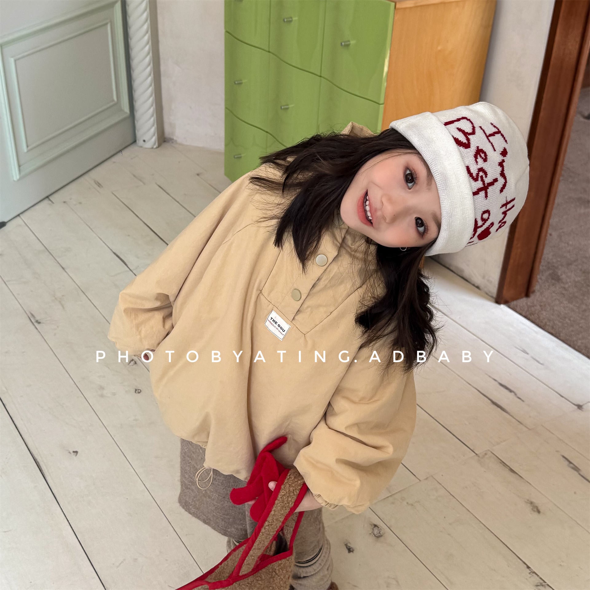 Kids Hooded Cotton Winter Jacket