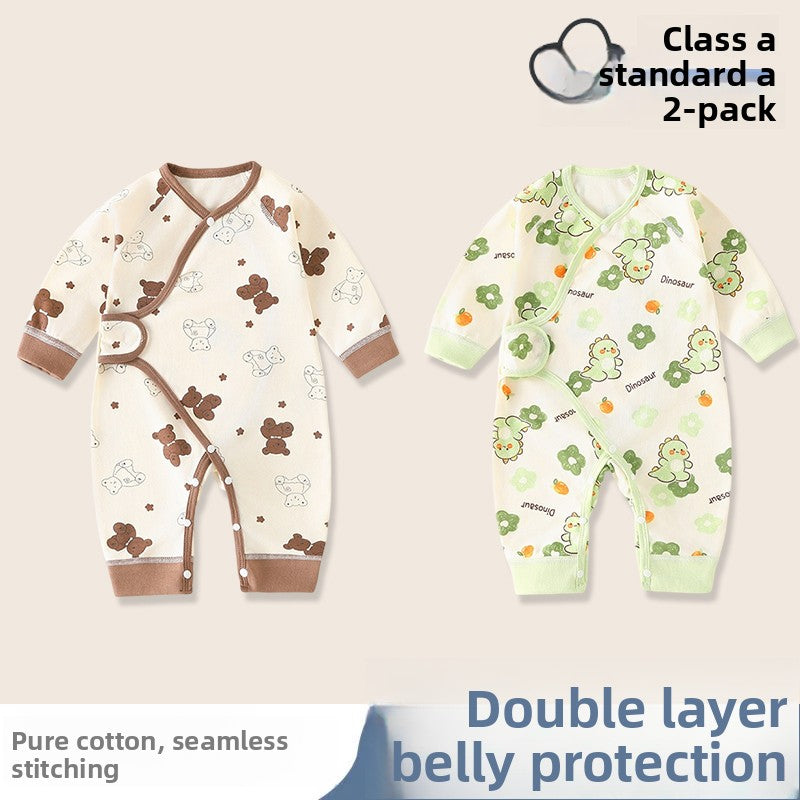 Baby Cotton Jumpsuit Long Sleeve Romper