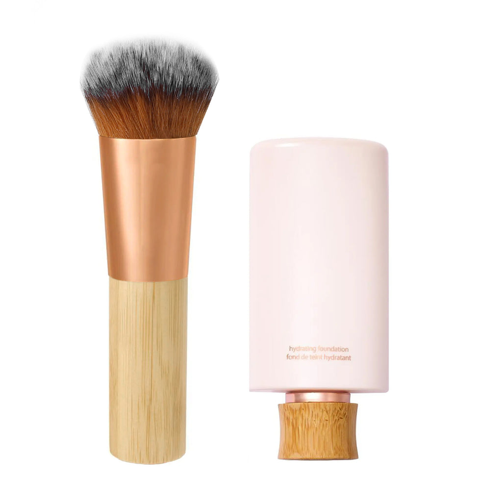 Bamboo Handle Makeup Brush for Foundation and Concealer