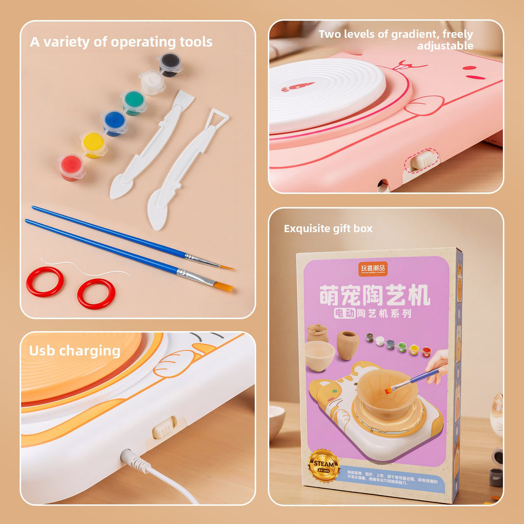 DIY Creative Pottery Machine for Kids