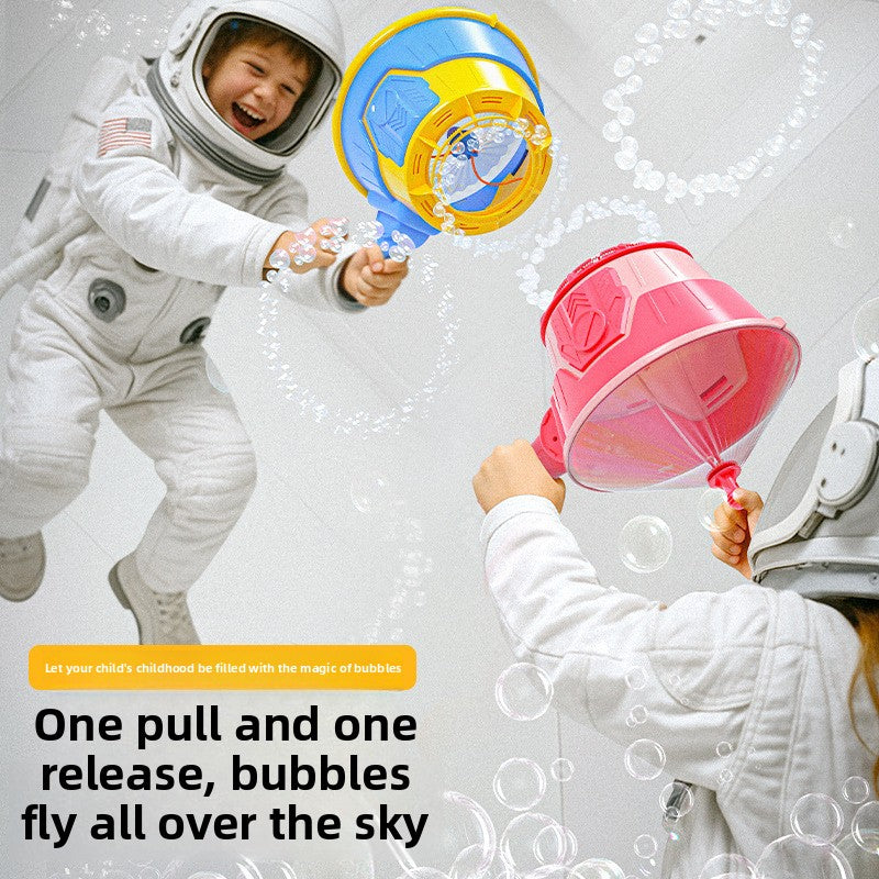 Handheld Air Cannon Bubble Machine for Kids