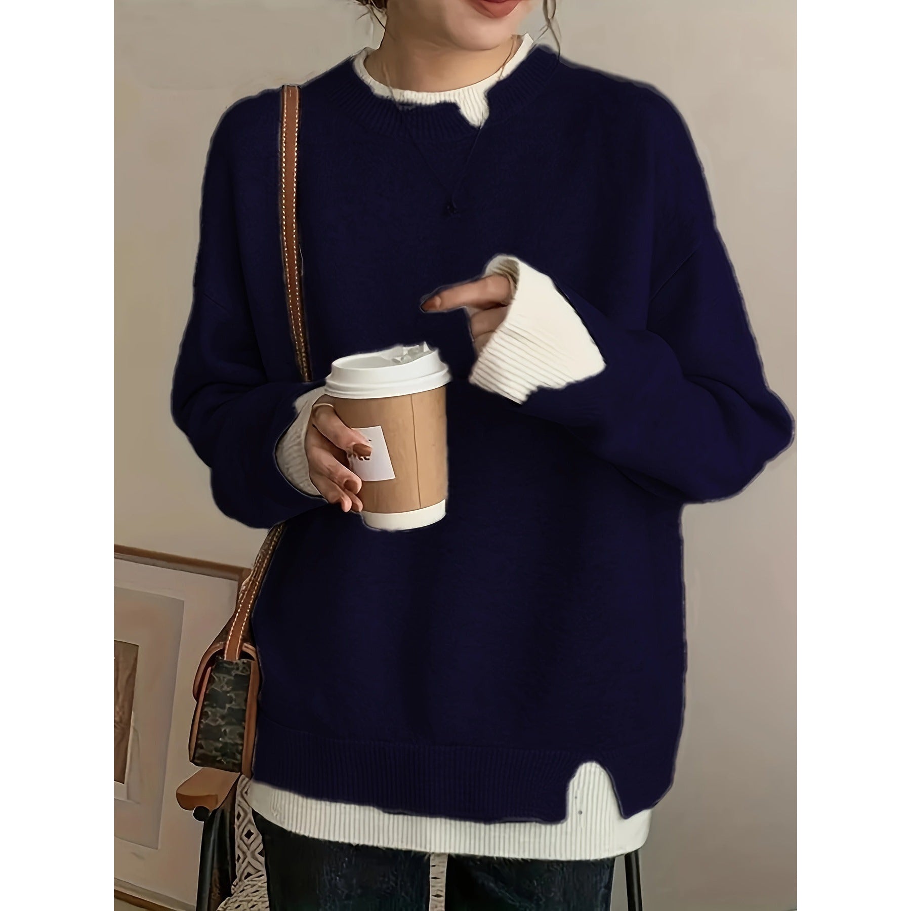 Cashmere Loose Sweater Sheep Wool Loose Sweater