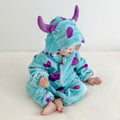 Infant Flannel Romper with Hood