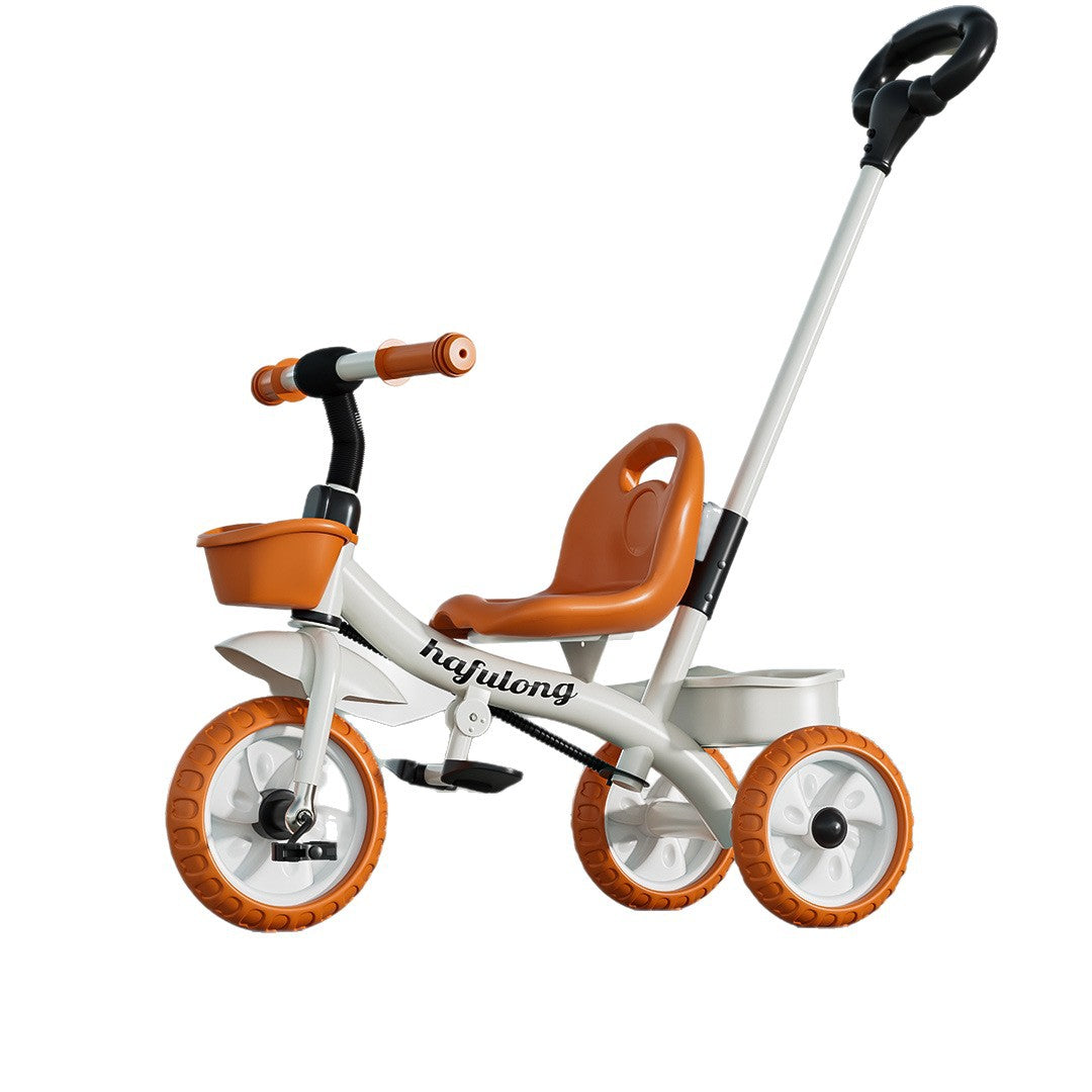 Adjustable Kids Tricycle with Push Handle