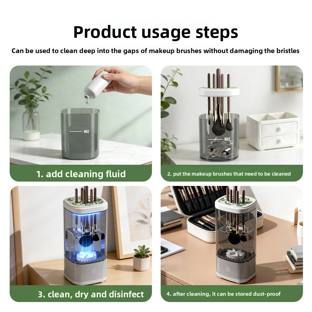 Fully Automatic Electric Makeup Brush Cleaner
