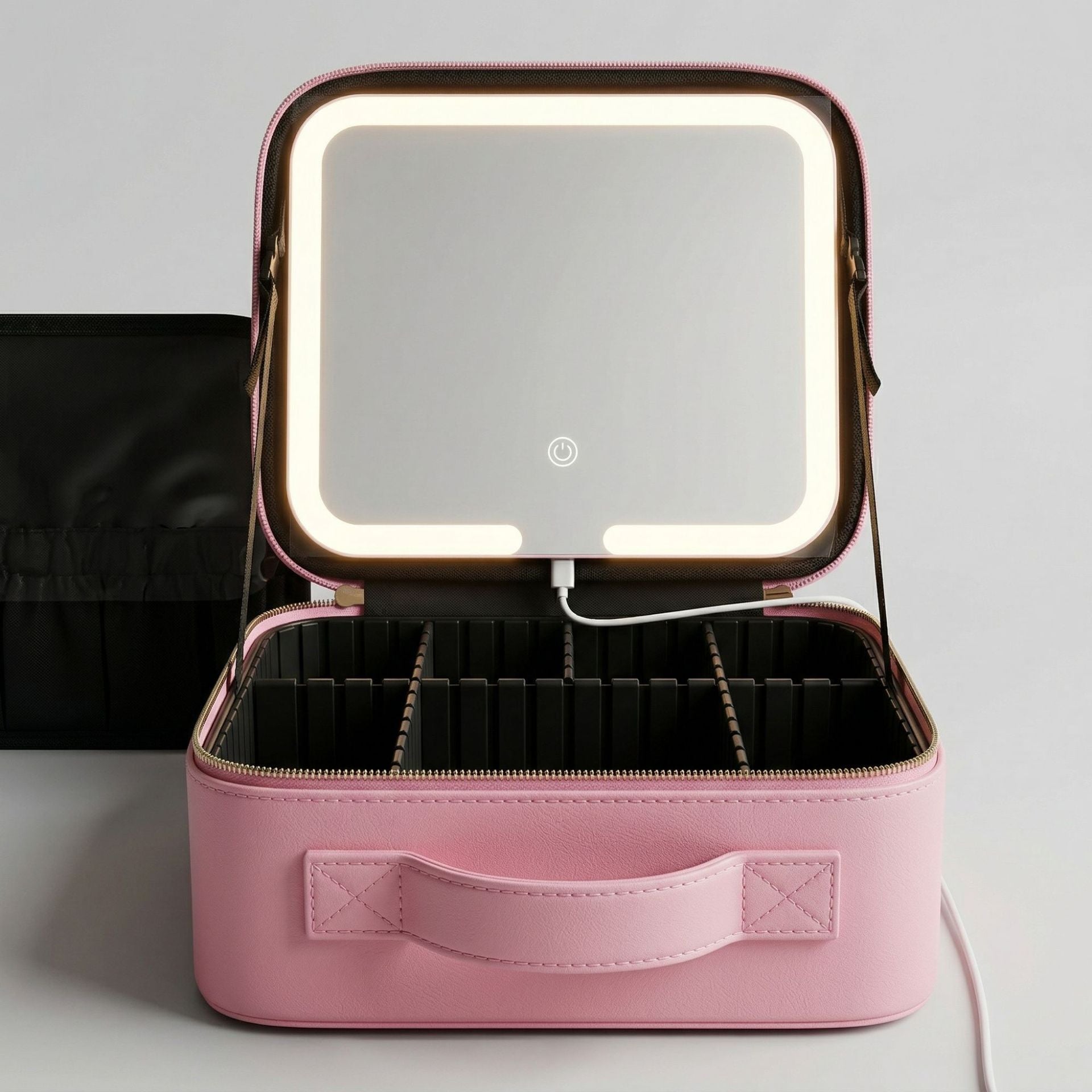 LED Lighted Makeup Bag with Mirror