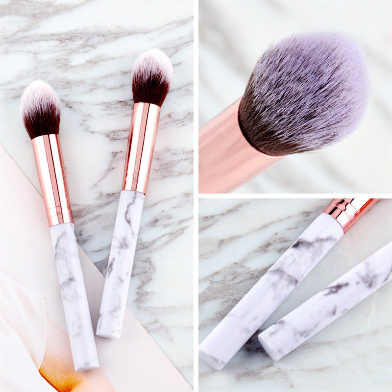 Marble Makeup Brush for Blush and Powder