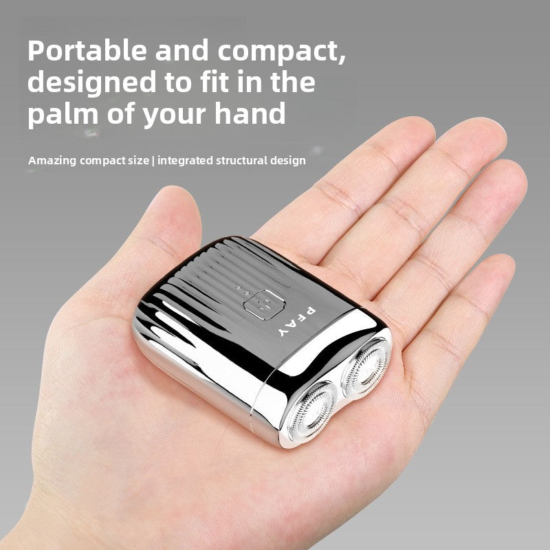 Double Head Mini Electric Shaver for Men
