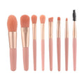 8-Piece Portable Makeup Brush Set