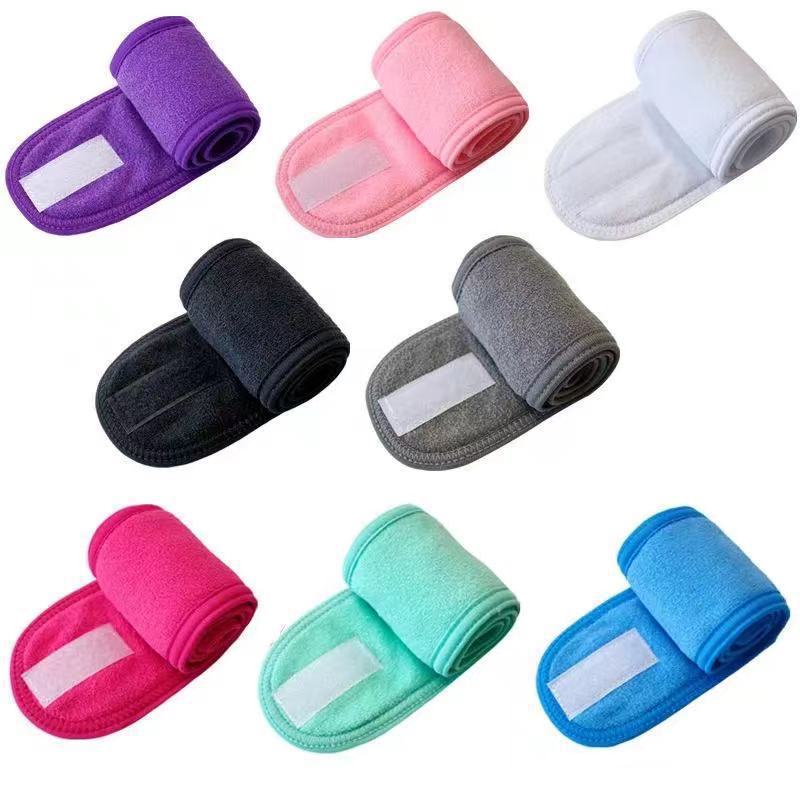 Adjustable Velcro Headband for Sports and Skincare