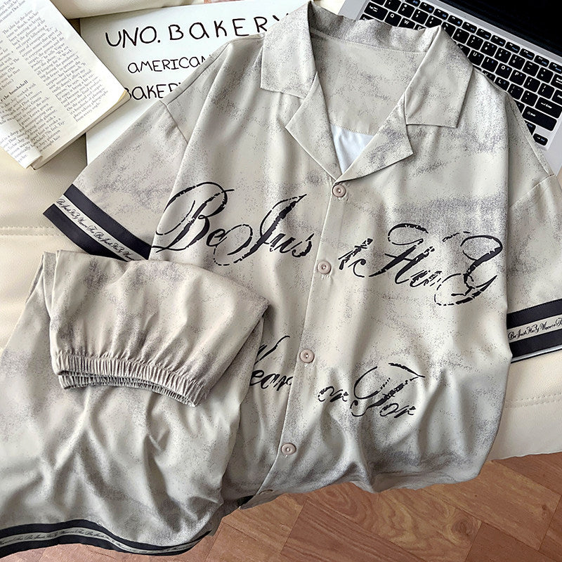 Ice Silk Pajamas for Men
