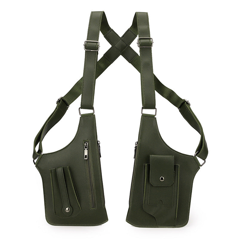 Functional Shoulder Bag for Men, Outdoor Vest Bag for Women