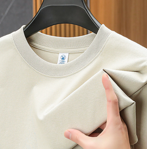 100% Pure Cotton Short-Sleeve T-Shirt for Men