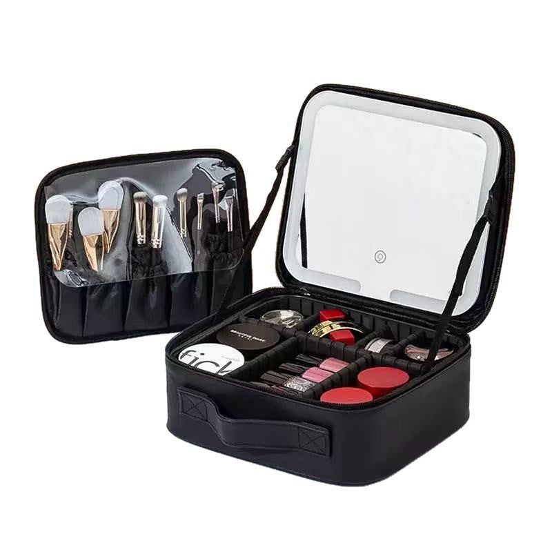 Large Capacity LED Makeup Bag with Mirror