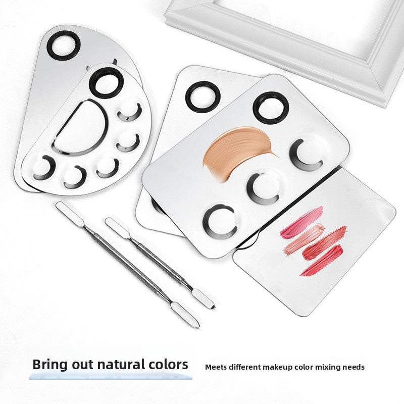 Stainless Steel Makeup Mixing Palette
