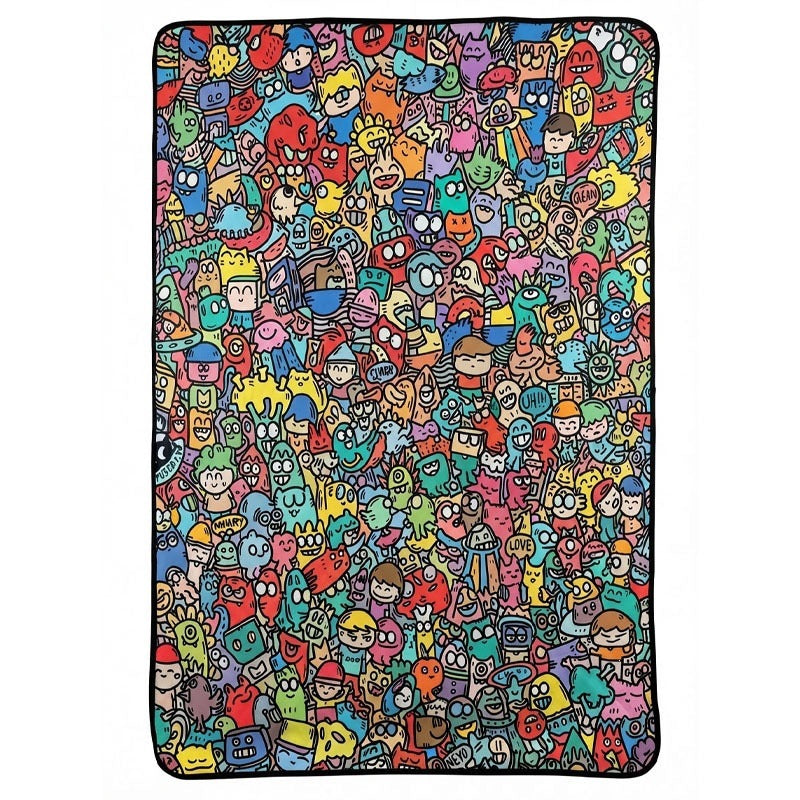 Kids Drawing Blanket with Washable Pens