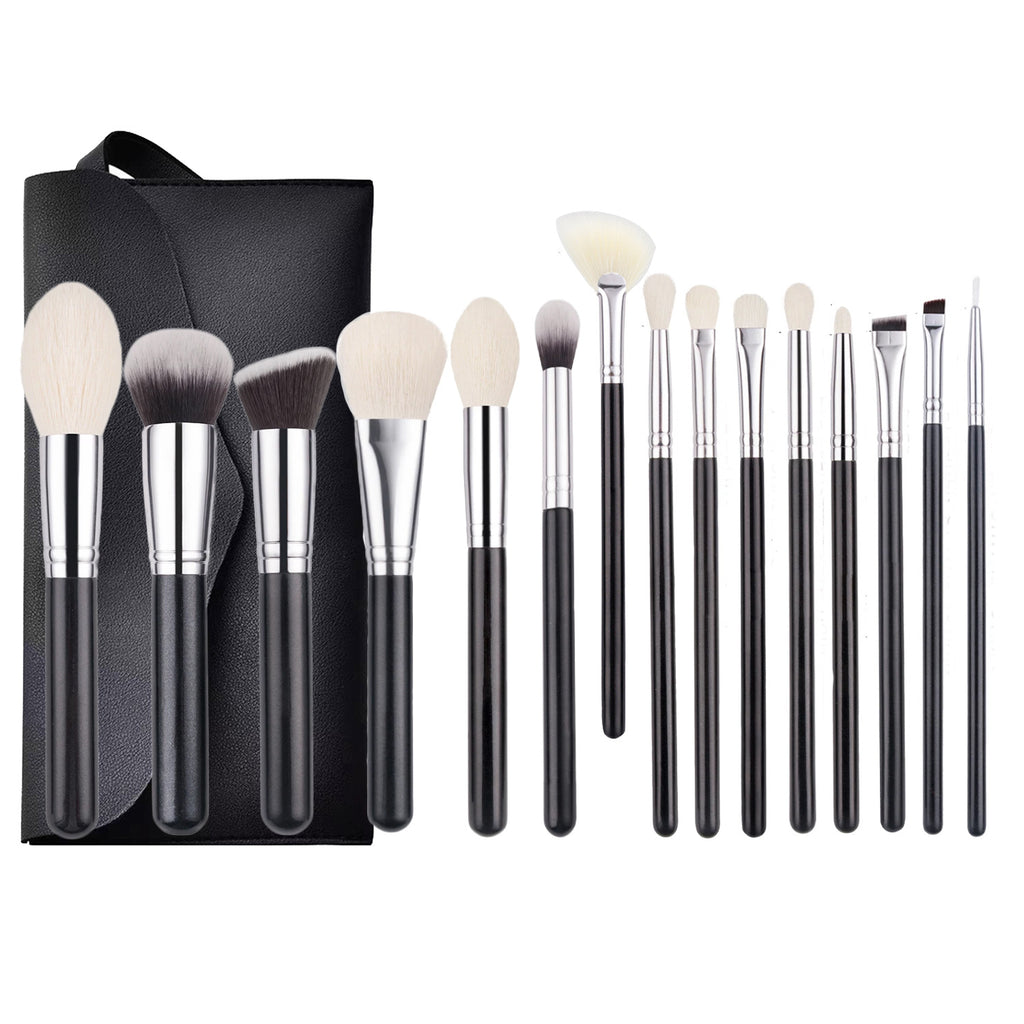 Wool makeup brush