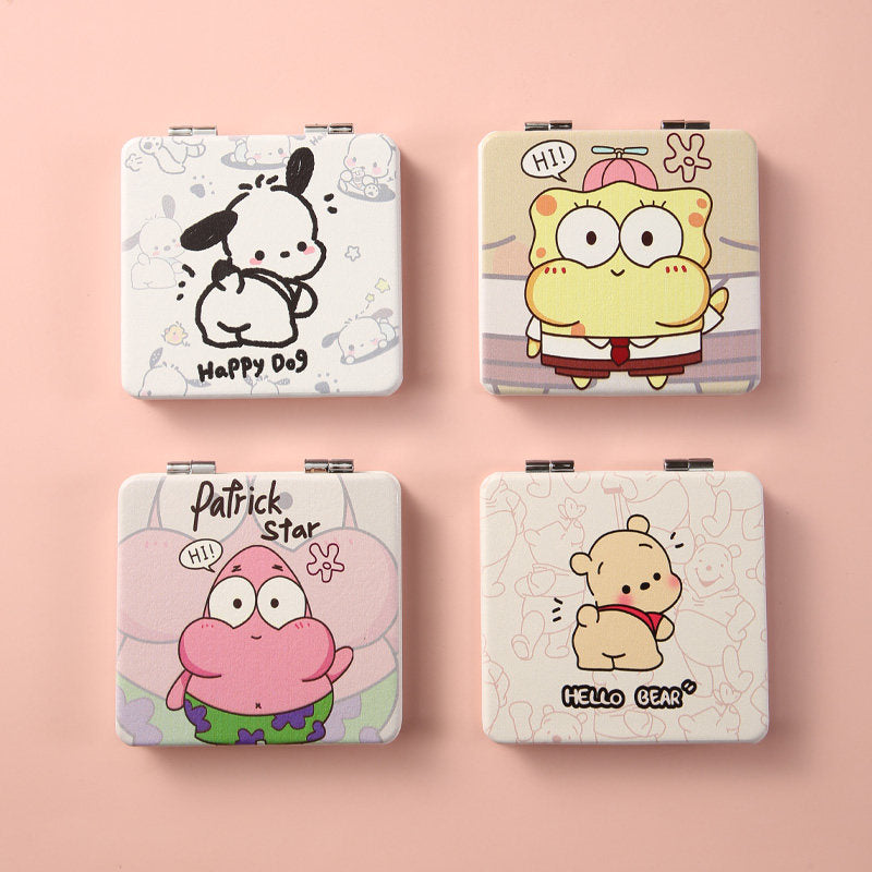 Cartoon Foldable Makeup Mirror