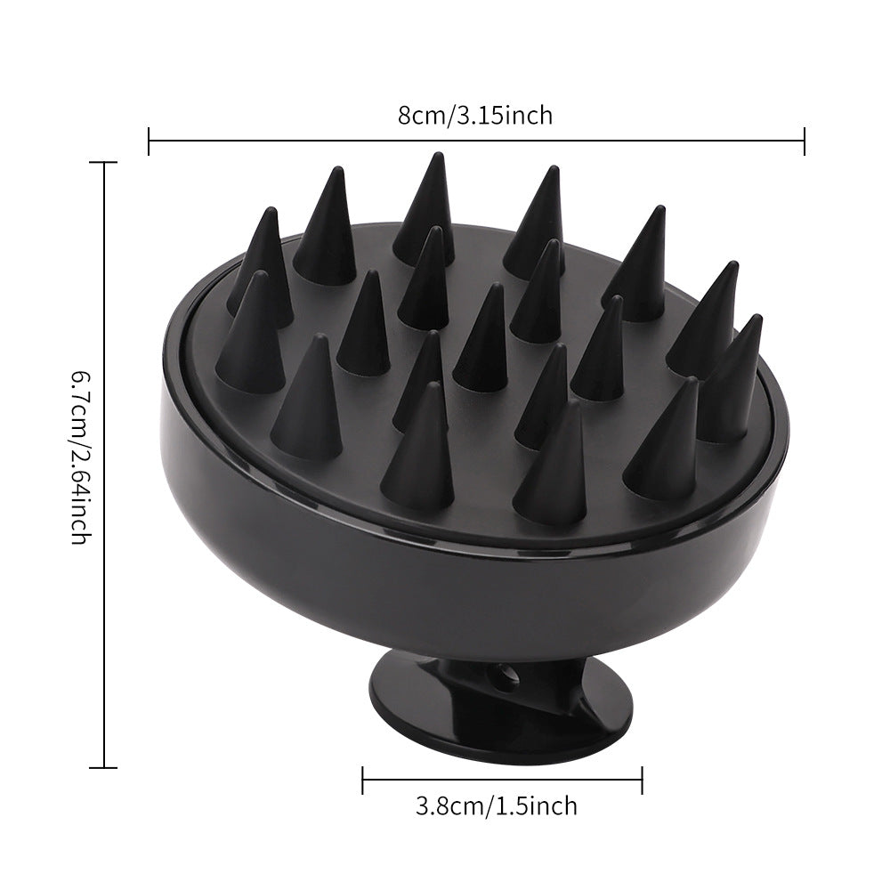 Silicone Scalp Massage Shampoo Brush and Hair Care Set