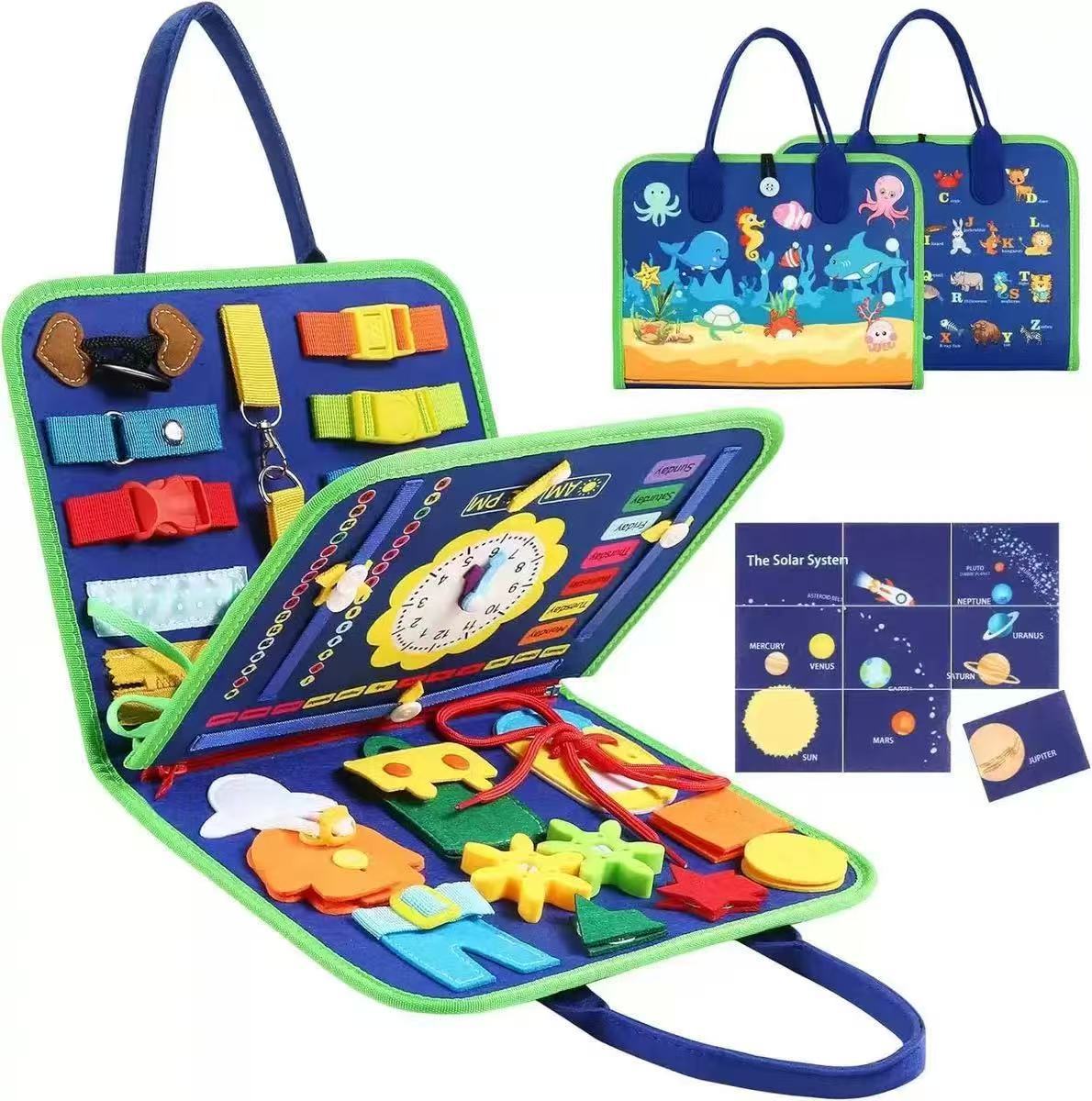 Infant Felt Early Education Learning Board