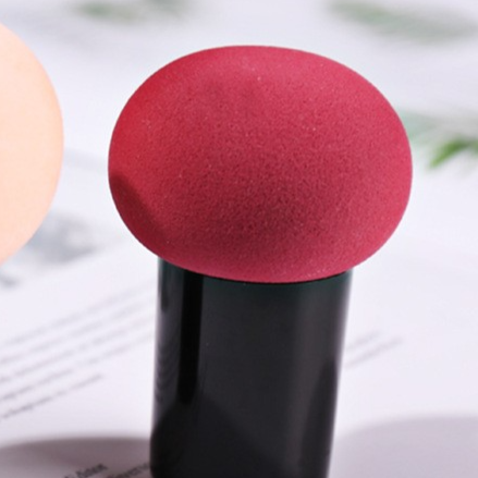 Mushroom Head Makeup Sponge Puff with Handle
