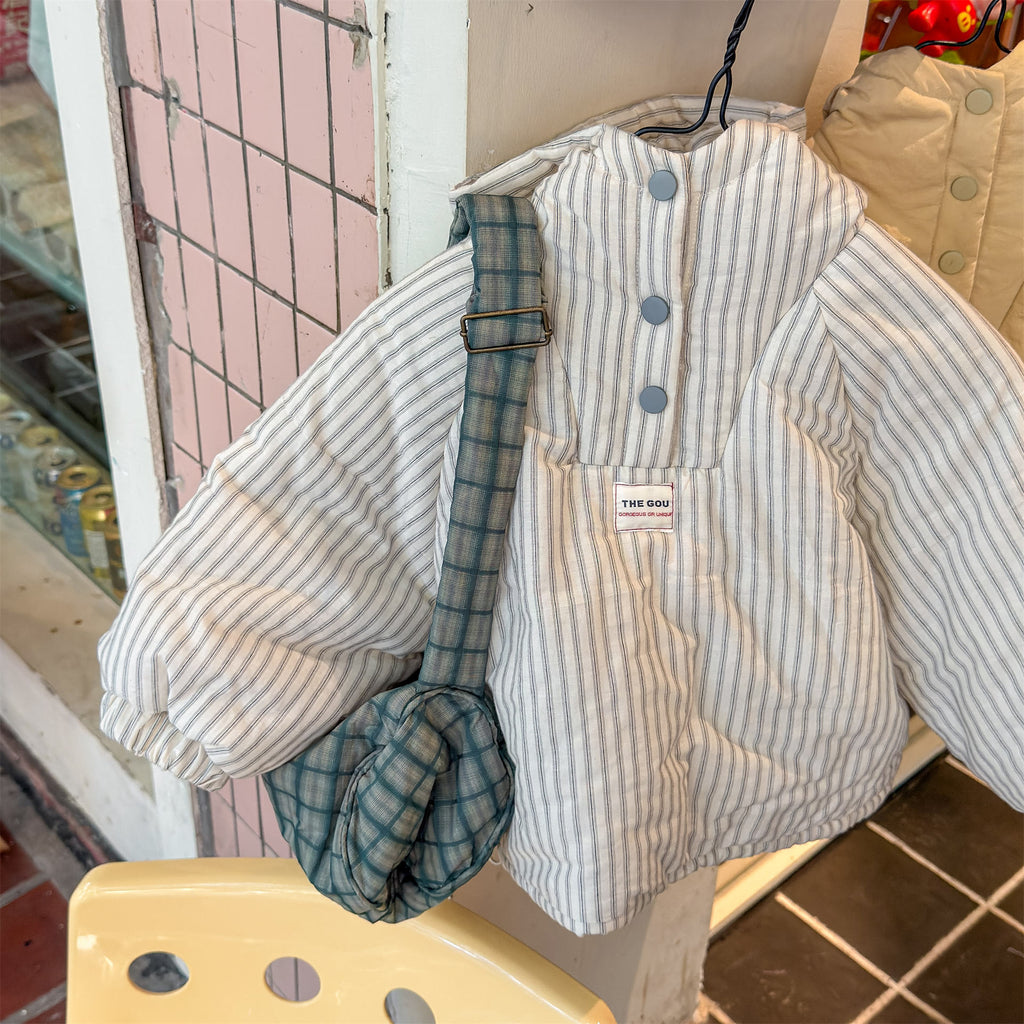 Kids Hooded Cotton Winter Jacket