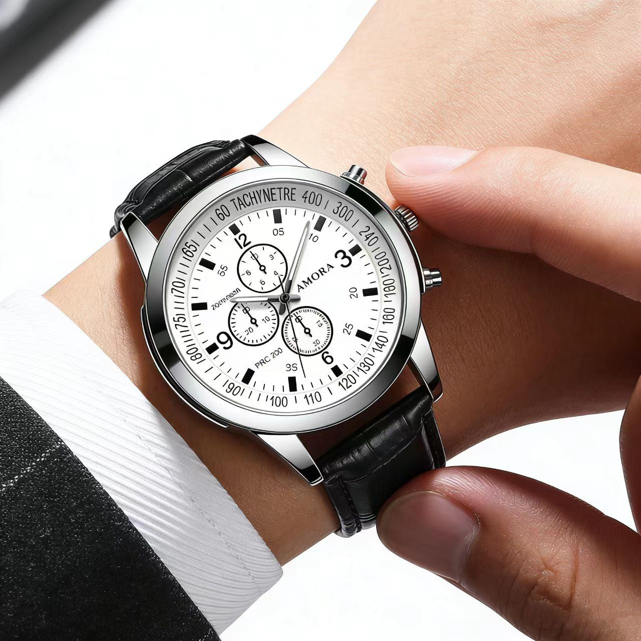 Men Quartz Watch Business Analog Pointer Watch