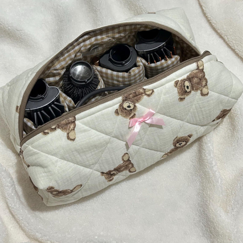 Plush Makeup and Skincare Storage Bag