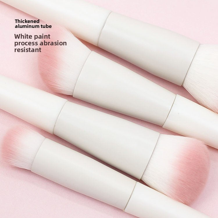 14-Piece Matte White Makeup Brush Set