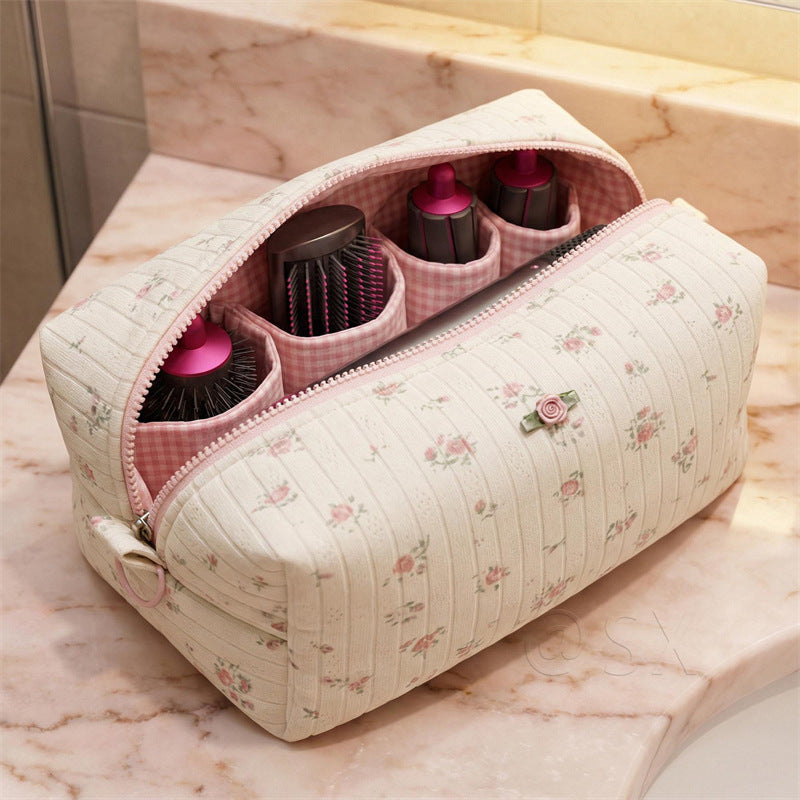 Floral Travel Makeup Bag