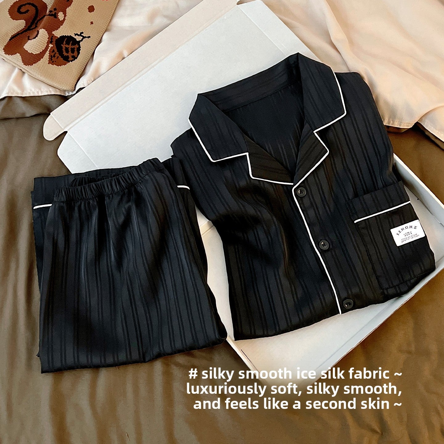 Ice Silk Pajamas for Men