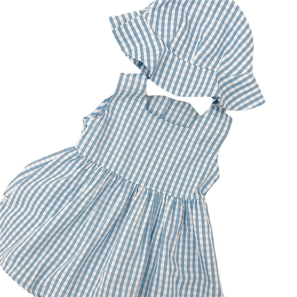 Kids Plaid Shirt and Shorts Set