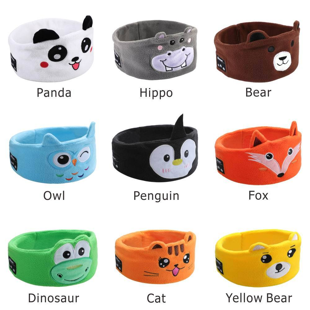 Animal Themed Bluetooth Music Headband for Kids