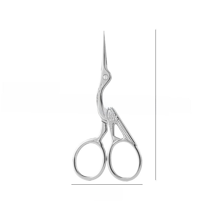 Stainless Steel Beauty Scissors for Eyebrow and Nose Hair Trimming, Makeup Tool