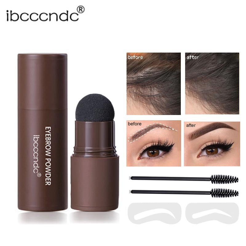 Ibcccndc Hairline Powder Lazy Makeup Eyebrow Powder Facial Contouring Shadow Powder Eyebrow Pencil