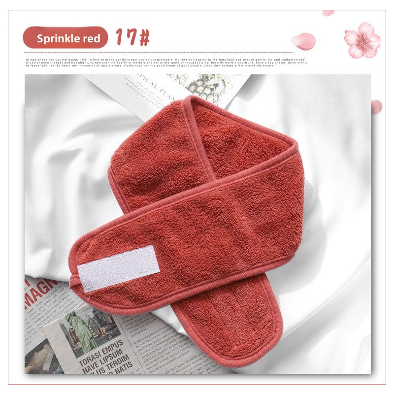Adjustable Velcro Headband for Sports Yoga and Skincare