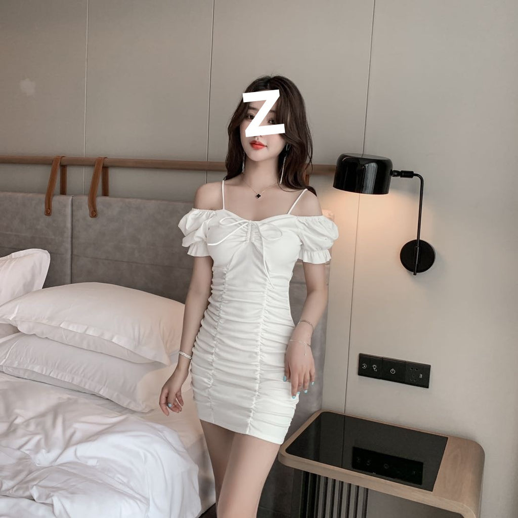 V-Neck Fishtail Dress