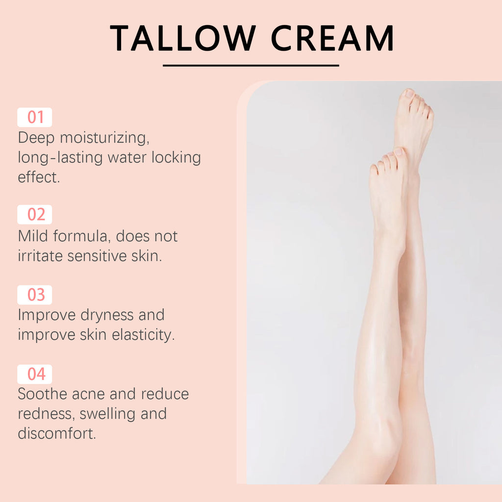 Beef tallow skin moisturizer skin care cream