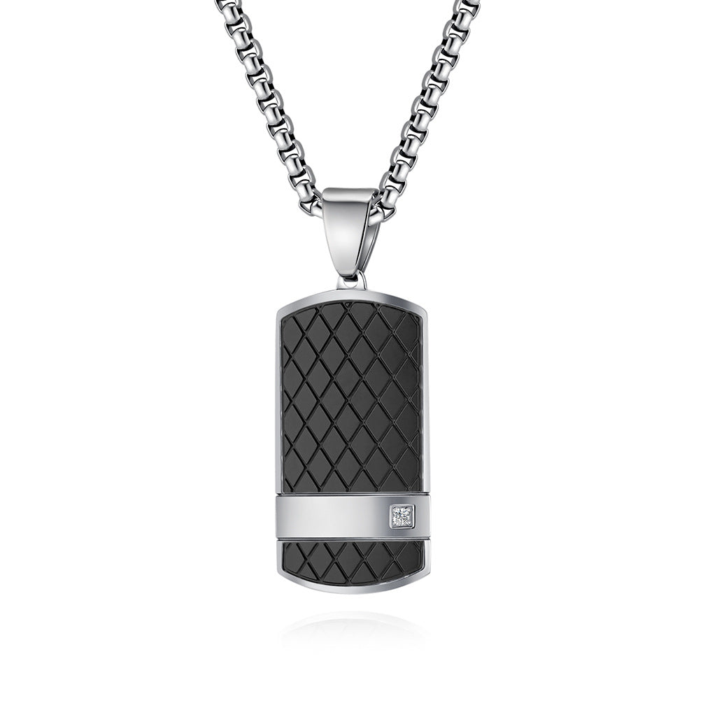 Curved Surface Necklace for Men