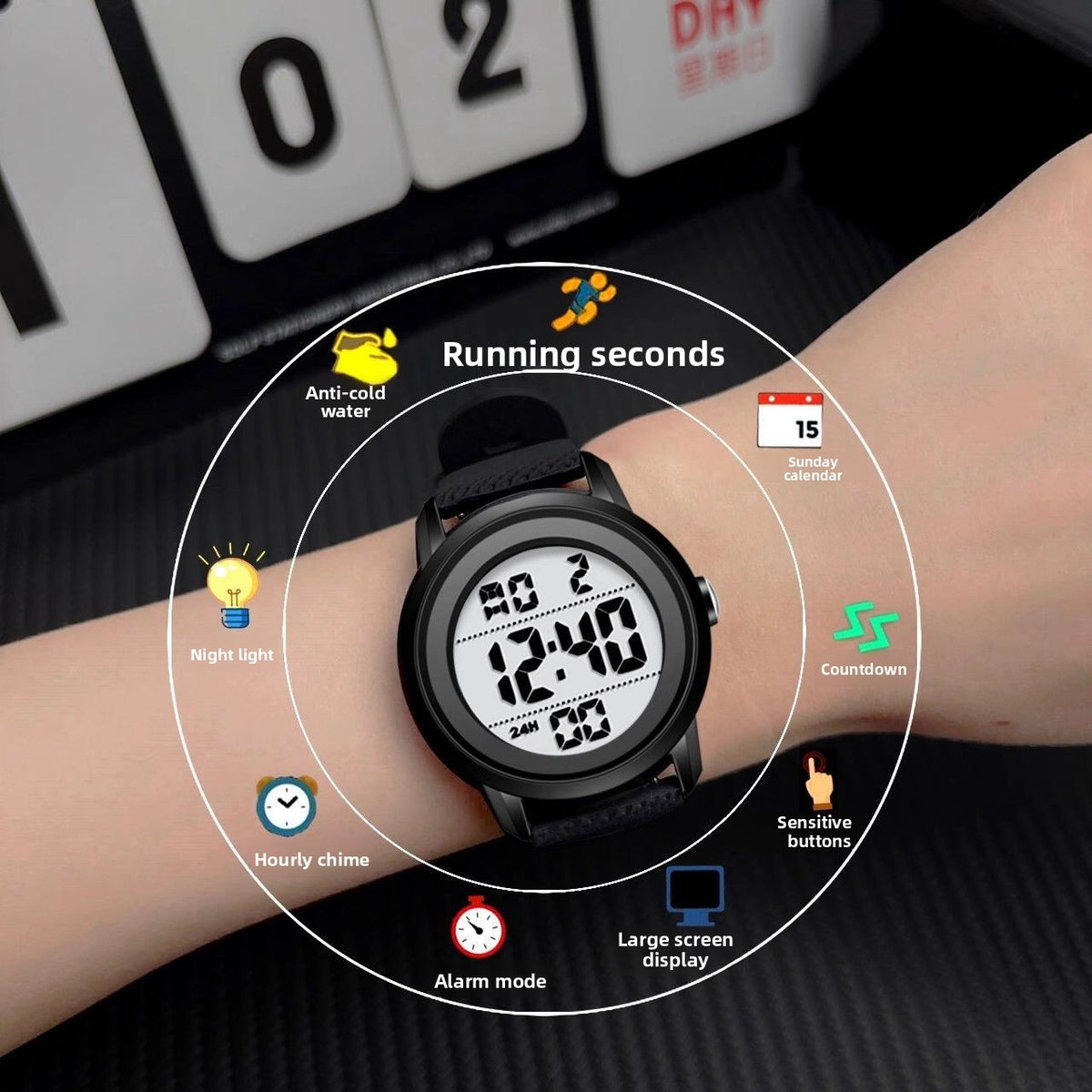 Digital Sports Watch for Kids