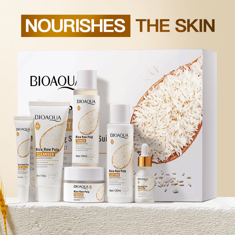 Bioaoua Rice Puree Skincare Set