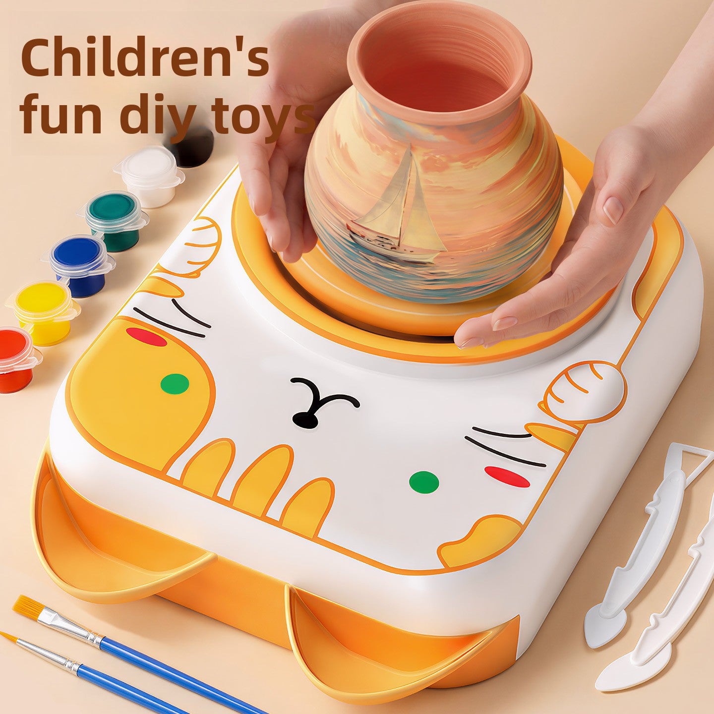 DIY Creative Pottery Machine for Kids