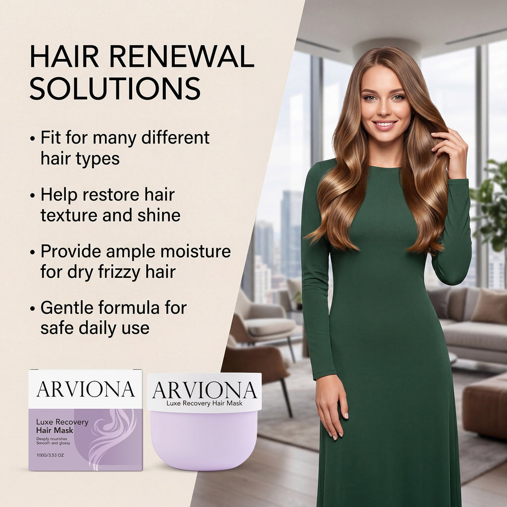 Hair Care Mask for Frizzy Hair Moisturizing and Smoothing