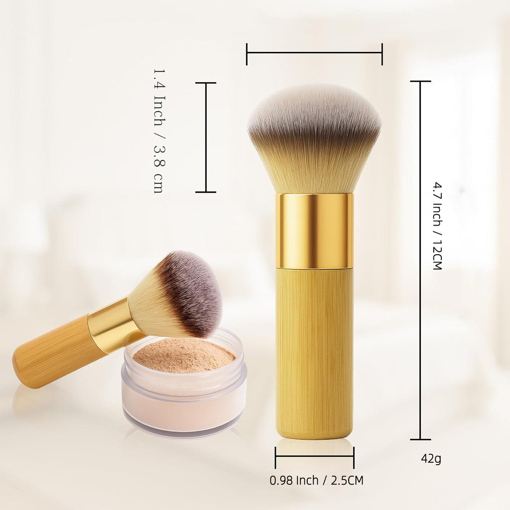 Wood Handle Makeup Powder brush