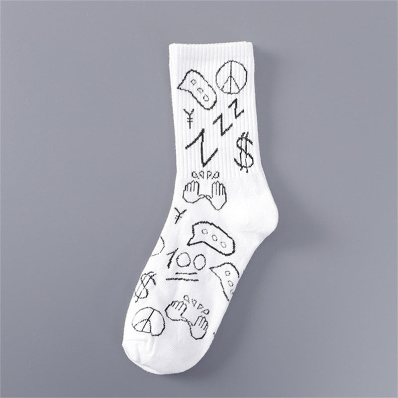Mid Calf Cotton Socks for Men and Women